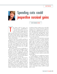 Spending cuts could