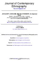 http://jce.sagepub.comEthnography Journal of ContemporaryDOI: 10.1177/