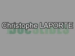 Christophe LAPORTE