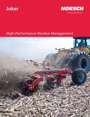 High-Performance Residue ManagementJokerFarming with passion