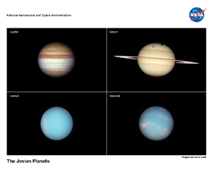 National Aeronautics and Space AdministrationThe Jovian Planets
...