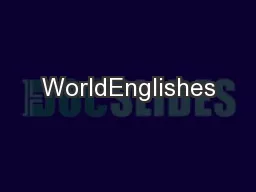 WorldEnglishes