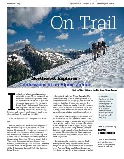 On TrailDave SchiefelbeinDave is a wilderness and outdoor recreation p