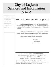 Services and Information A to Z