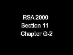 RSA 2000 Section 11  Chapter G-2