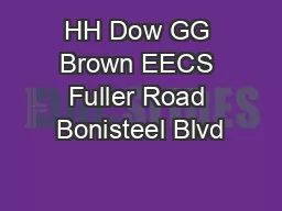 HH Dow GG Brown EECS Fuller Road Bonisteel Blvd