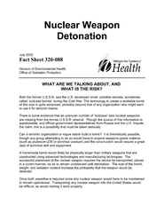 Fact Sheet #36 Nuclear Weapon Detonation   Page 3 of 5 This radius inc