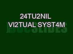 24TU2NIL VI2TUAL SYST4M
