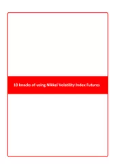 10 knacks of using cikkei Volatility Lndex Futures