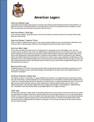 American Lagers