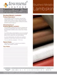 Leather Design Toolproduct information • images  limitations &#
