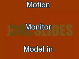 Application of the Lumbar Motion Monitor Model in Hotel Housekeeping
.
