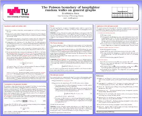 ThePoissonboundaryoflamplighterrandomwalksongeneralgraphsEcaterinaSava