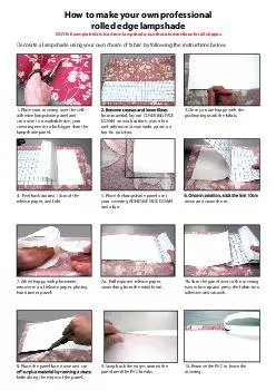 How to make your own professional rolled edge Lampshade              1