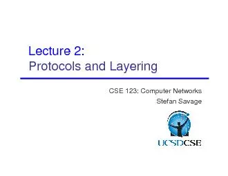 CSE 123: Computer Networks