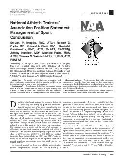 Journal of Athletic Training  doi 