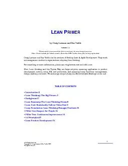 www.leanprimer.comCopyright (c) Craig Larman & Bas Vodde 2009All right