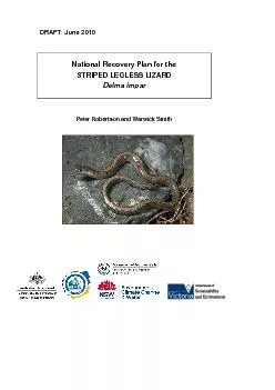 National Recovery Plan for the