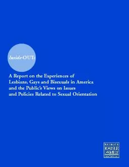 -OUT: A Report on the Experiences of Lesbians, Gays and Bisexuals in A