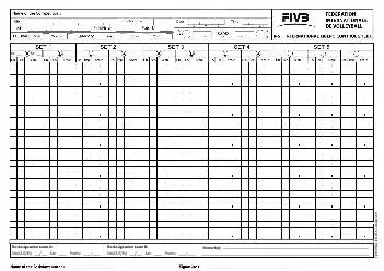 INSTRUCTIONS FOR COMPLETING THE LIBERO CONTROL SHEET