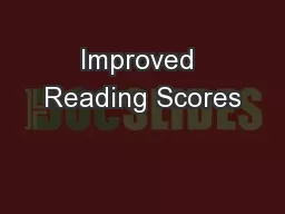 Improved Reading Scores