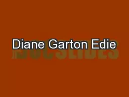 Diane Garton Edie