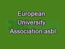 European University Association asbl
