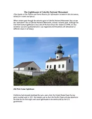 Old Point Loma Lighthouse   California had enjoyed statehood for just