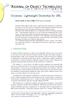 Universes:LightweightOwnershipforJML