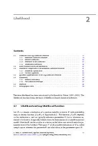 2.1LikelihoodandLog-LikelihoodFunction.