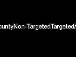 Effective: July 1, 2015CountyNon-TargetedTargetedAlameda$596,975$729,6