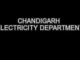 CHANDIGARH ELECTRICITY DEPARTMENT
