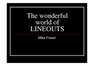 The wonderful world ofLINEOUTSMike Fraser