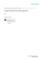 Lingual thyroid