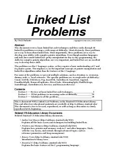 Linked ListProblems