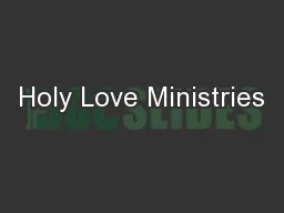 Holy Love Ministries
