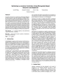 OptimizingLocomotionControllersUsingBiologically-BasedActuatorsandObje