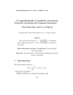GeneralMathematicsVol.14,No.4(2006),127{134ALogarithmicallyCompletelym