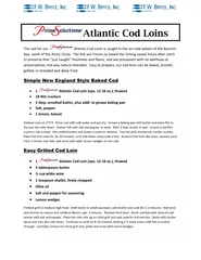 Atlantic Cod Loin