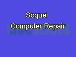 Soquel Computer Repair