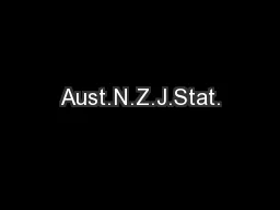 Aust.N.Z.J.Stat.