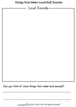 Things That Make Loud/Soft Sounds