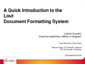 AQuickIntroductiontotheDocumentFormattingSystemLudovicCourt