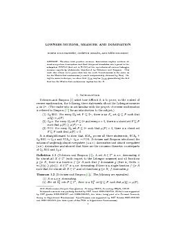 LOWNESSNOTIONS,MEASUREANDDOMINATION3Theorem1.7(Kjos-Hanssen[9]).ALRBi
