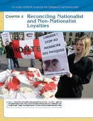 Figure 4-1Demonstrators from an animal rights group called Fourrure To