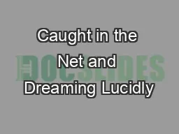 Caught in the Net and Dreaming Lucidly