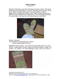 Africas Socks By Gina Doherty Copyright Georgina Doherty  Permission is given to download
