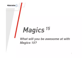 1What will you be awesome at with Magics 15?