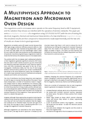 Whitepaper  CST AGA Multiphysics Approach to Magnetron and Microwave O