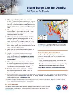  Tips to Be Ready Storm Surge Can Be Deadly 